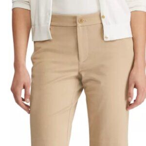 NWT Lauren Women's Ralph Lauren Stretch Cotton Shorts - Birch Tan Size 2